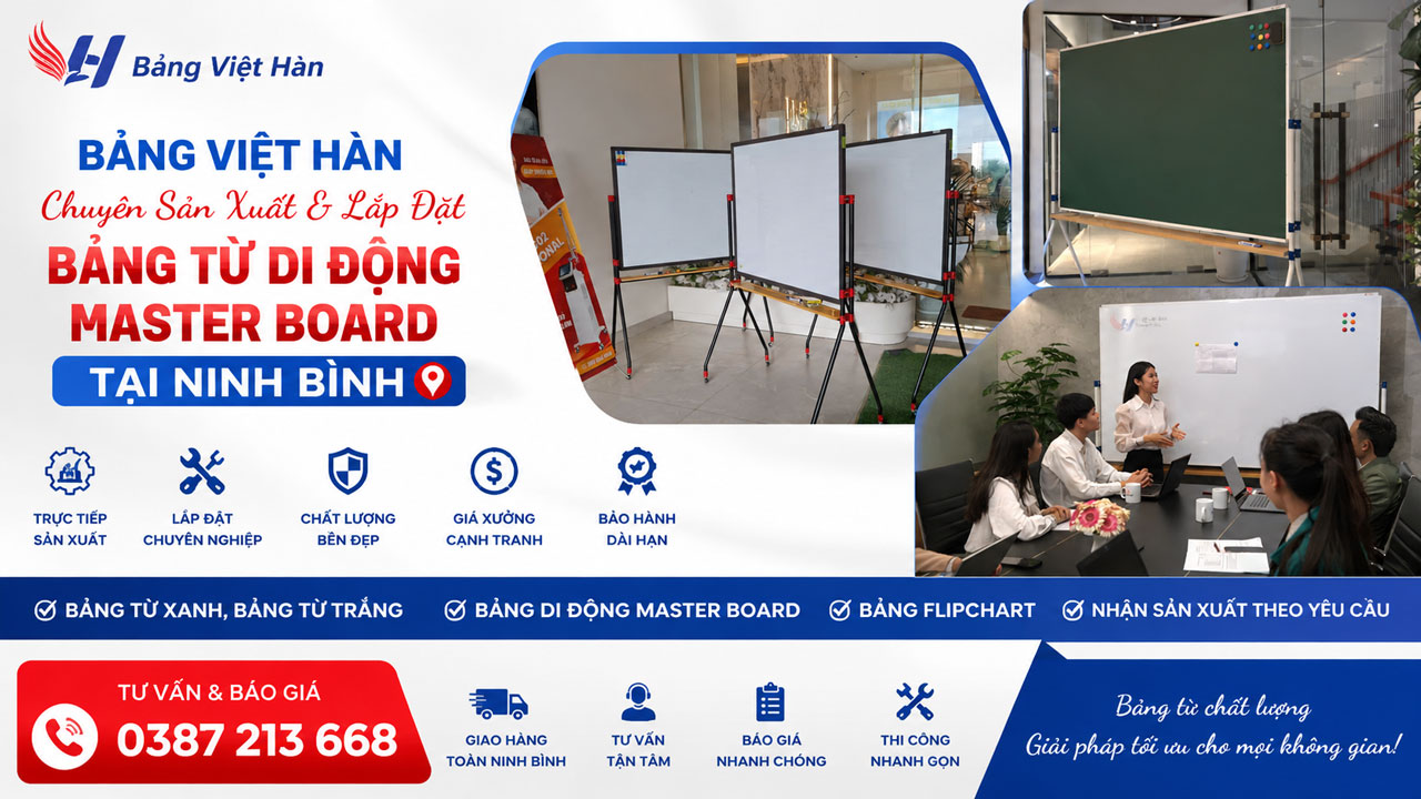 Bảng Từ Di Động Master Board Tại Ninh Bình