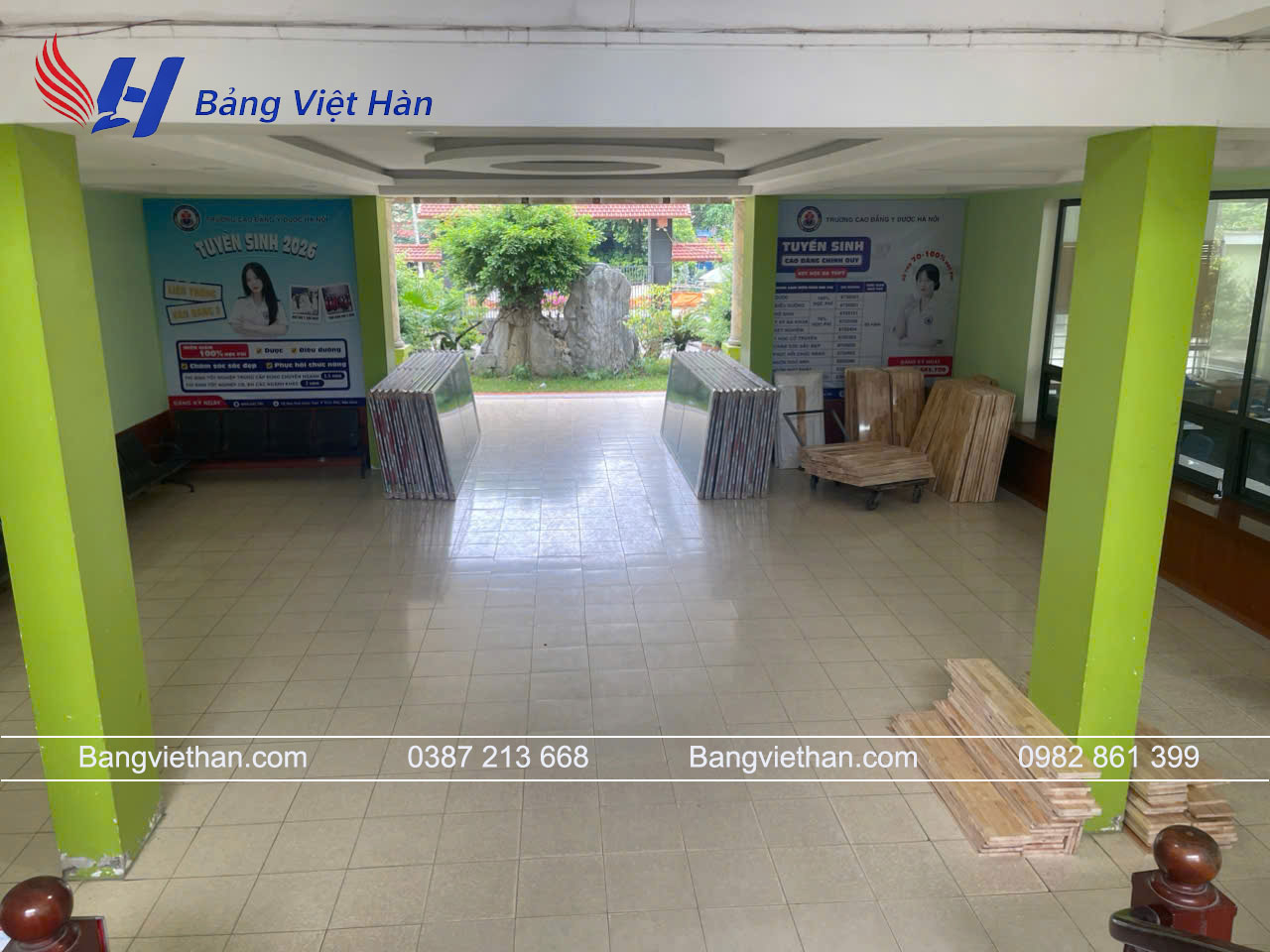 Thi Công Bảng Từ Cho Trường Cao Đẳng Y Dược Hà Nội