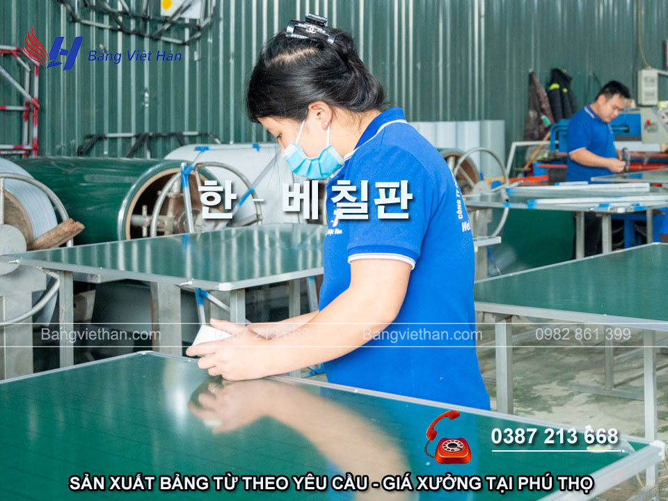 Bảng từ xanh trượt ngang tại Phú Thọ