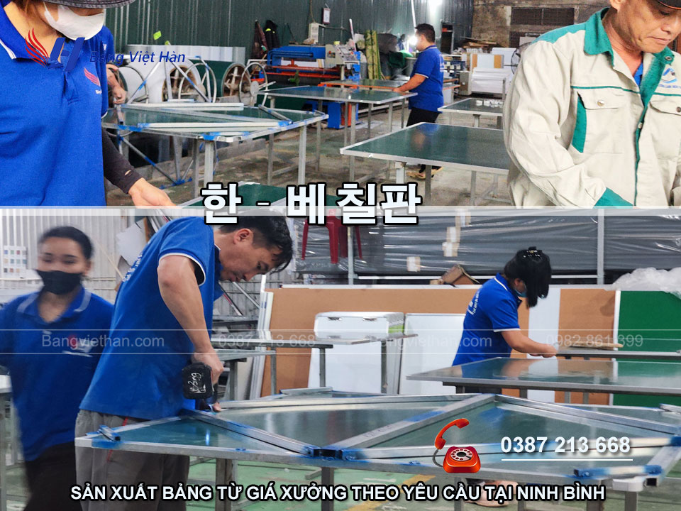 Bảng từ xanh trượt ngang tại Ninh Bình