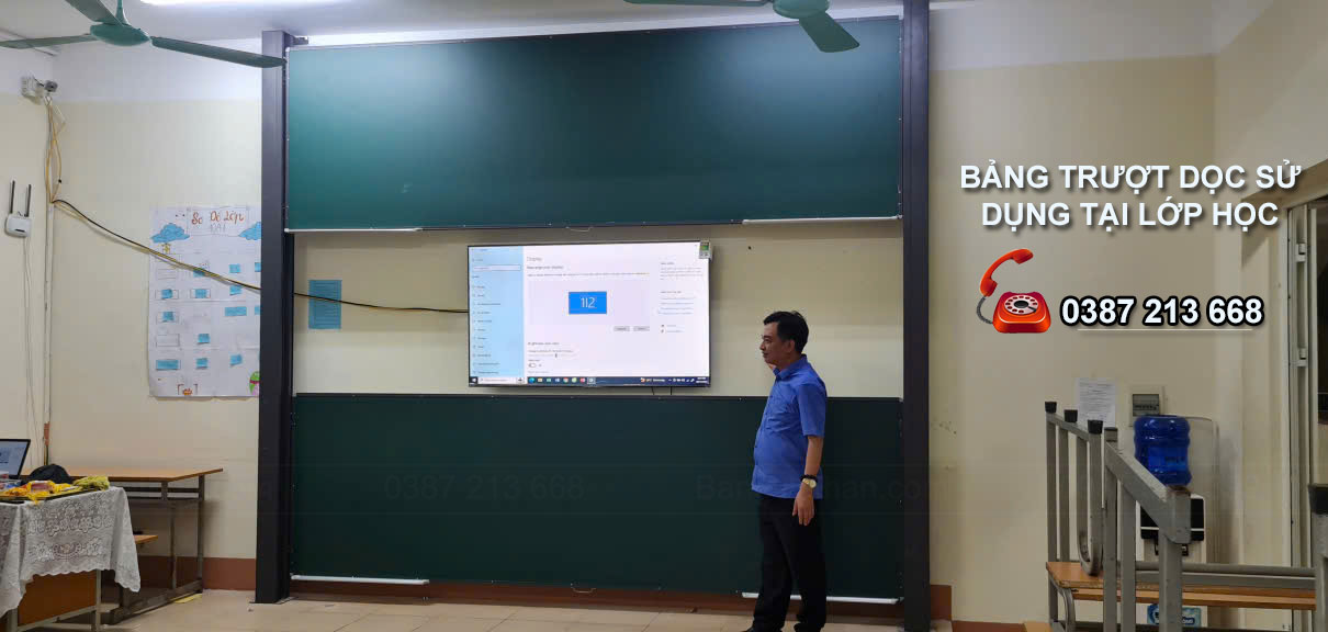 Bảng Từ Trượt Dọc Cho Trường Học Tại Quảng Ninh Bảng Từ Trượt Dọc Cho Trường Học Tại Quảng Ninh