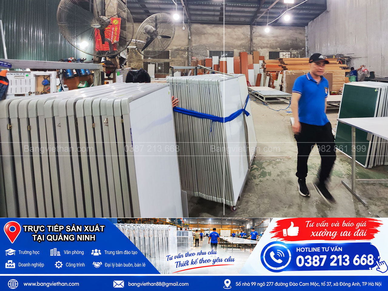 Sản Xuất Và Cung Cấp Bảng Từ Mặt Trắng Tại Quảng Ninh